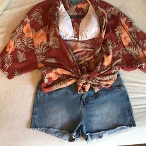 Bermuda Bay Tropical Button Down Shirt